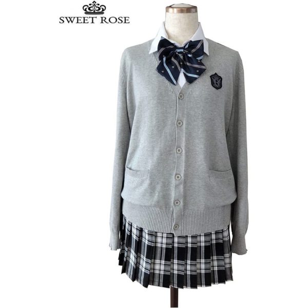 Titip-Jepang-Sweet-Rose-Real-Costume-High-School-Girl-Uniform-Cosplay-Costume-Long-Sleeves-School-Knitwear