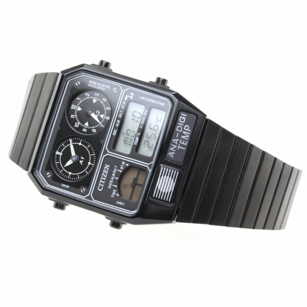 Citizen Ana-DIGI TEMP Reprint Model Watch Men's Women's Black JG2105-93E