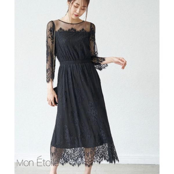 Titip Jepang - ROPE PICNIC Mon Etoile Wedding Lace DRESS