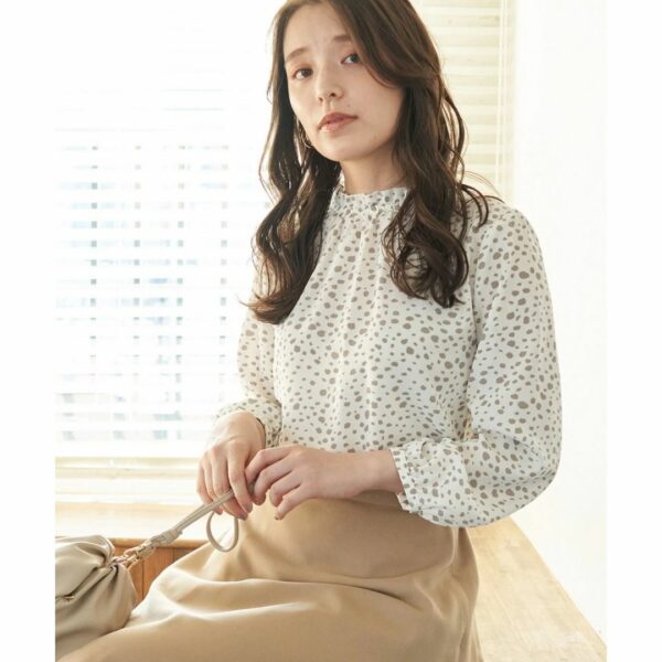 ROPÉ PICNIC [2WAY] Stand frilled blouse Kinari System 17