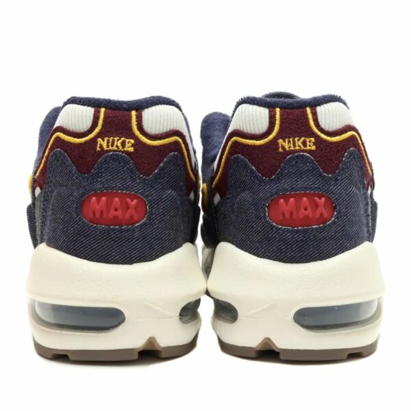 NIKE AIR MAX 96 II QS BLACKENED BLUE / GYM RED-LIGHT