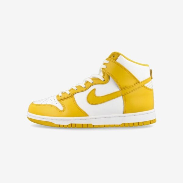 NIKE WMNS DUNK HIGH WHITE / DARK SULFUR / WHITE