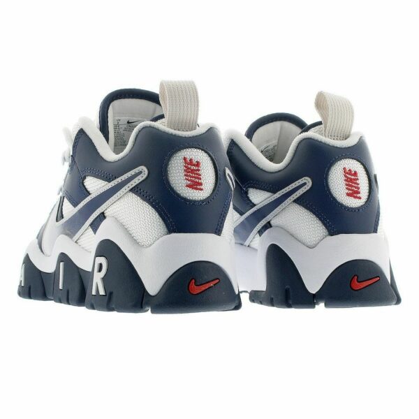 NIKE AIR BARRAGE LOW MIDNIGHT NAVY / WHITE / UNIVERSITY RED / METALLIC SILVER