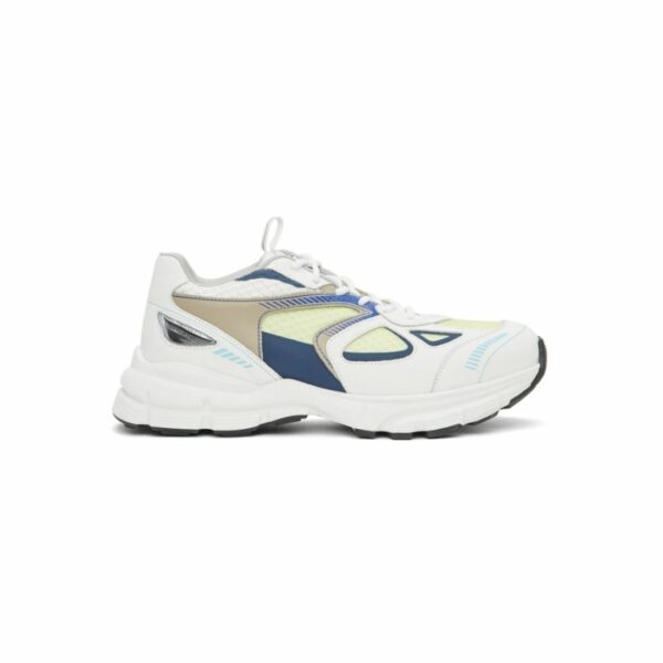 Axel Arigato White & Yellow Marathon Sneakers