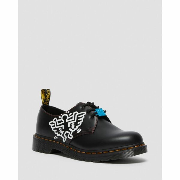 1461 KEITH HARING 3 hole shoes black