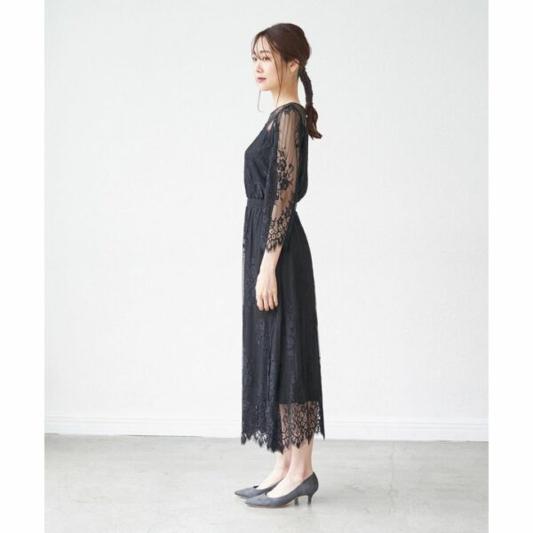 ROPÉ PICNIC [Mon E'toile] [Wedding] Lace DRESS Saxophone