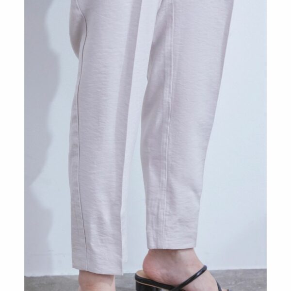 ViS [Collaboration with Reina Hoshi] Linen-like easy pants Blue