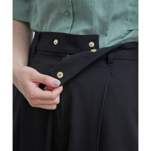 ViS Dot button center press pants Saxophone