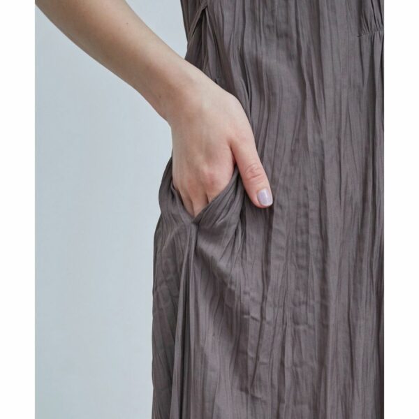 ViS Washer French sleeve dress Charcoal