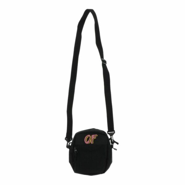 ODD FUTURE OF EMBROIDERED SHOULDER BAG / BLK