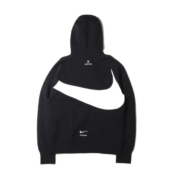 NIKE AS M NSW SWOOSH TCH FLC PO HD BLACK / WHITE / WHITE 21FA-I