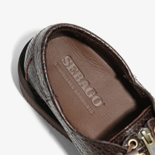 ENGINEERED GARMENTS X SEBAGO EG X SEBAGO ZIPPERDECK: DK.BROWN COMBO