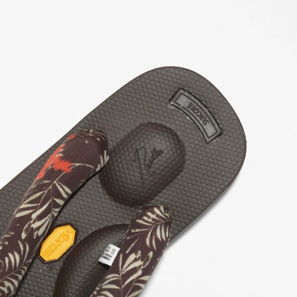 NEEDLES X SUICOKE THONG SANDAL - W/VIBRAM - WURSTEL SOLE: FLOWER & LEAF