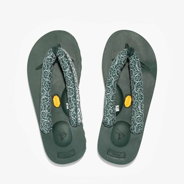 NEEDLES X SUICOKE THONG SANDAL - W/VIBRAM - WURSTEL SOLE: ARABESQUE ST.