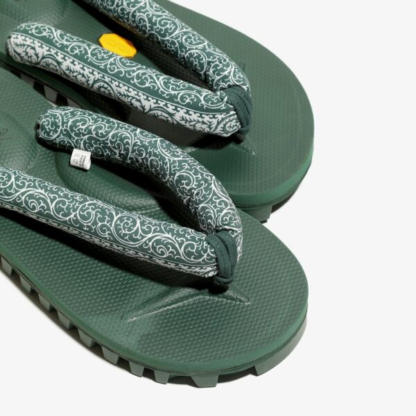 NEEDLES X SUICOKE THONG SANDAL - W/VIBRAM - WURSTEL SOLE: ARABESQUE ST.