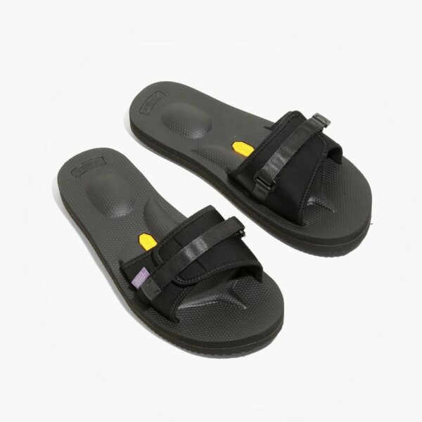 SUICOKE PURPLE LABEL SLIDE-IN SANDAL W/A-B VIBRAM - NEOPRENE: BLACK