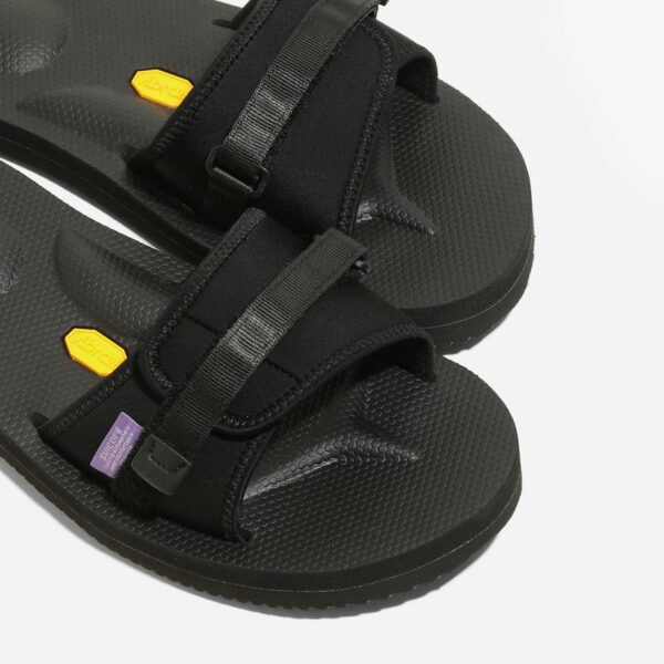 SUICOKE PURPLE LABEL SLIDE-IN SANDAL W/A-B VIBRAM - NEOPRENE: BLACK