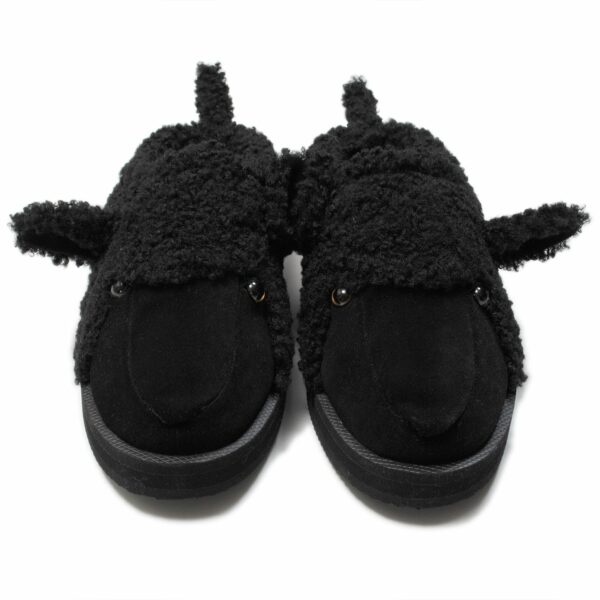 SUICOKE X DOUBLET ANIMAL SLIPPERS - BLACK