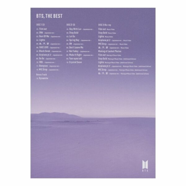 [2CD + BLU-RAY] BTS, THE BEST (First Press Limited Edition A)