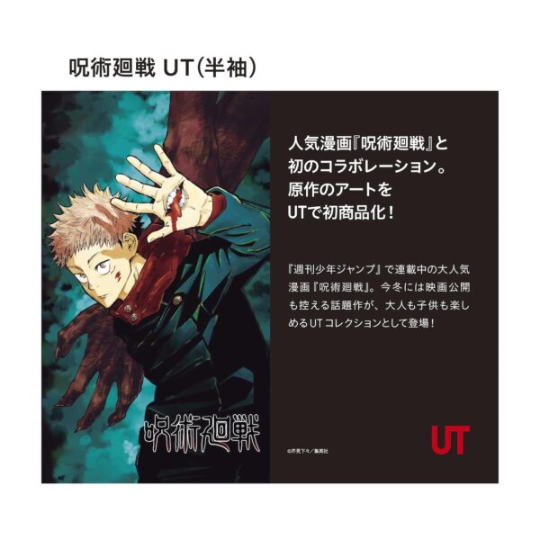 Jujutsu Kaisen UT Graphic T-shirt (Short sleeves, regular fit)