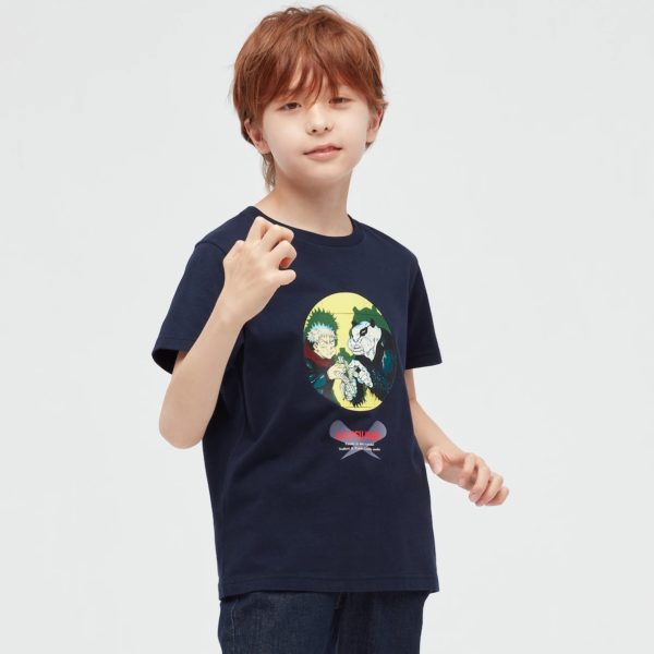 Titip-Jepang-KIDS-Jujutsu-Kaisen-UT-Graphic-T-shirt-Yuhito-Tiger-Cane-Panda-Short-Sleeve