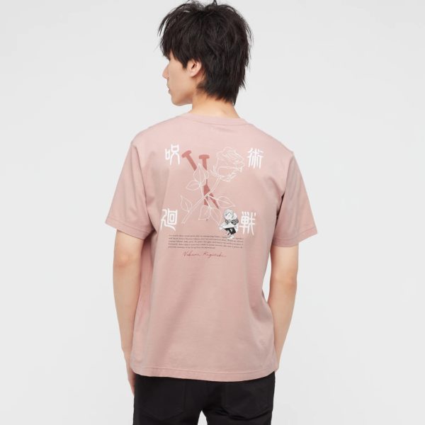 Titip-Jepang-Jujutsu-Kaisen-UT-Graphic-T-shirt-Nagisaki-Wild-Rose-Short-sleeves-regular-fit