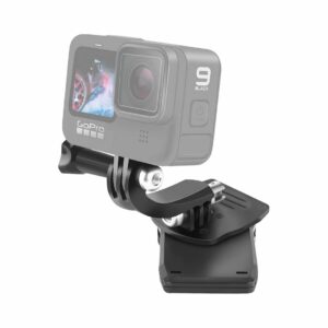 GoPro Gopro Accessory Clip Mount 360° Rotatable, Left and Right Angle Adjustable, Compatible with Hero 9, Hero 8, MAX DJI Osmo Action and Other Action Cameras