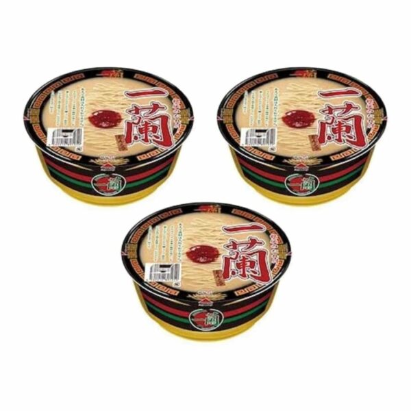 Ichiran Tonkotsu Cup Noodles with secret sauce [3 pieces set]