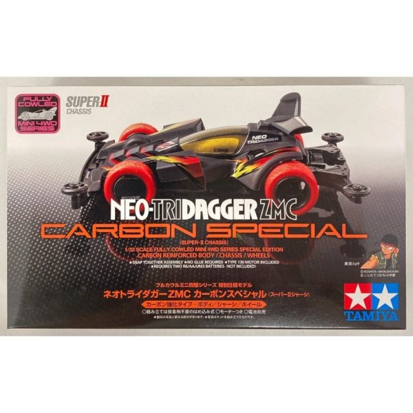 Titip-Jepang-Tamiya-Full-Cowl-Mini-4WD-Special-Specification-Model-Neotri-Dagger-ZMC-Carbon-Special-Super-II-Chassis