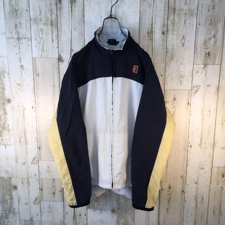 NIKE Embroidery Logo Nylon Jacket 90s Old Clothes TITIP JEPANG