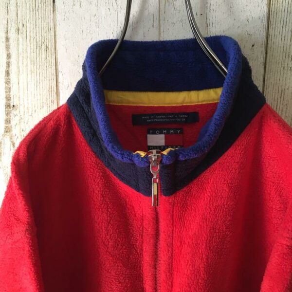 Tommy Hilfiger Flag Old Tag 90s Half Zip Fleece