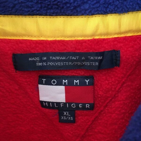 Tommy Hilfiger Flag Old Tag 90s Half Zip Fleece