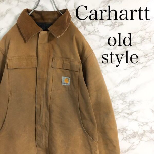 [Popular color] Carhartt Duck Jacket One Point Beige M Equivalent