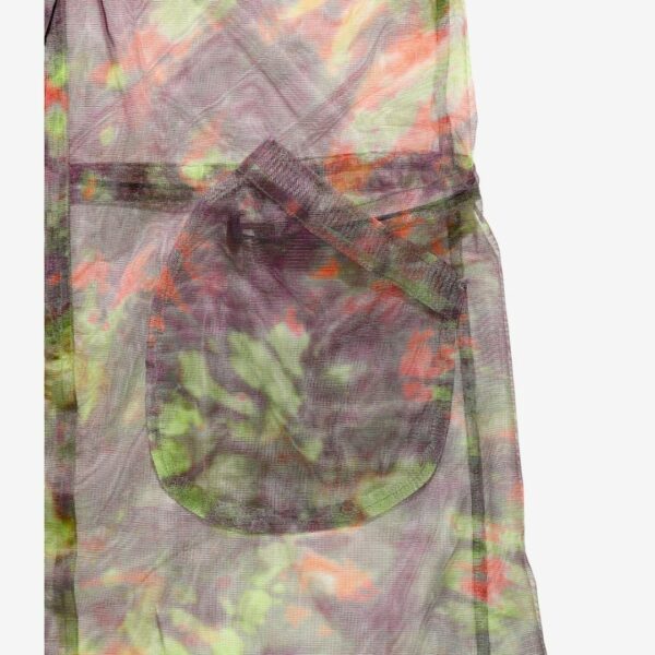 SOUTH2 WEST8 BUSH HOODED COAT - LIGHTWEIGHT MESH: TIE DYE