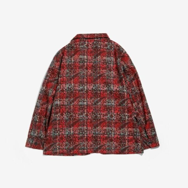 SOUTH2 WEST8 PEN JACKET - BATIK OVER PRINT: RED