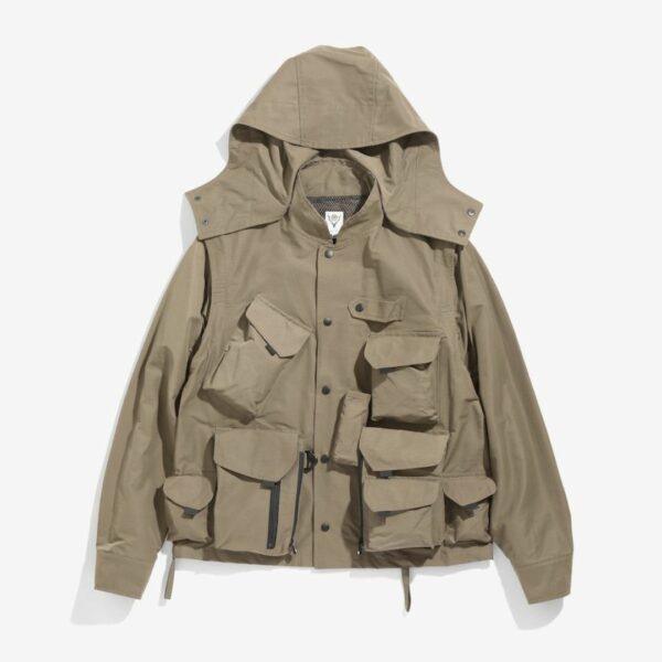 SOUTH2 WEST8 TENKARA PARKA - C/N GROSGRAIN: TAUPE