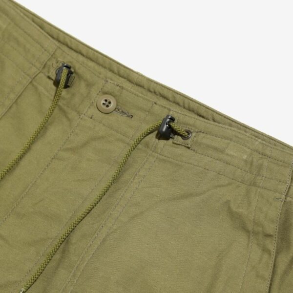 NEEDLES STRING FATIGUE PANT - BACK SATEEN: OLIVE