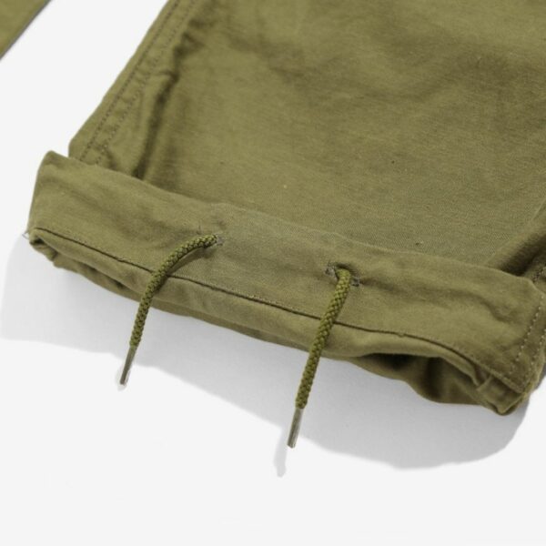 NEEDLES STRING FATIGUE PANT - BACK SATEEN: OLIVE