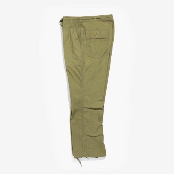 NEEDLES STRING FATIGUE PANT - BACK SATEEN: OLIVE