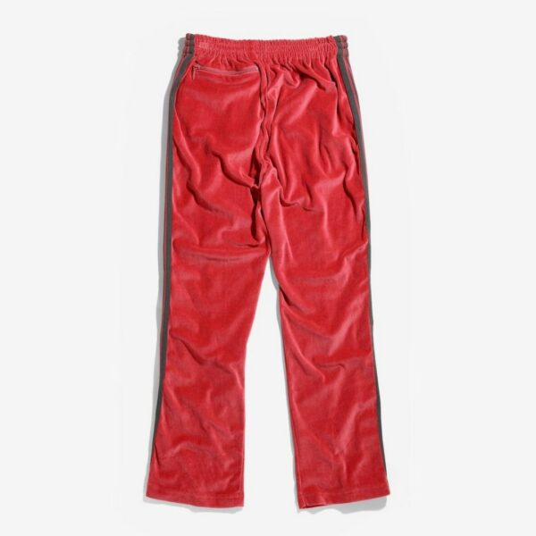 NEEDLES NARROW TRACK PANT - C/PE VELOUR: PINK