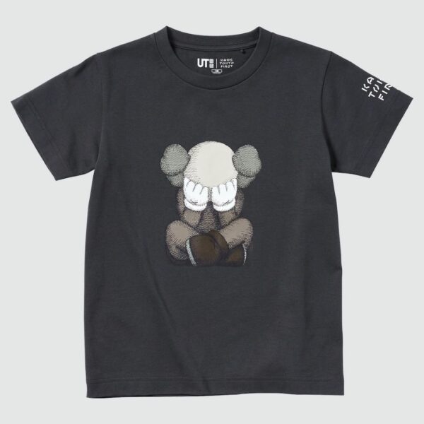 KIDS KAWS UNIQLO T-shirt "Dark Grey"