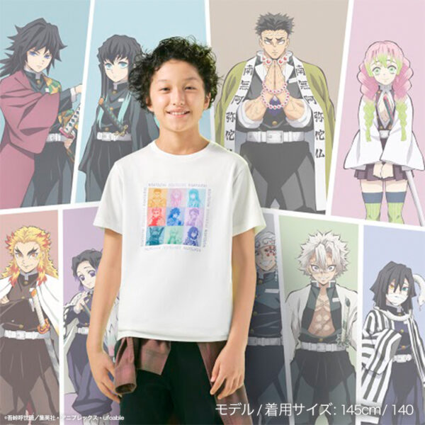 KIDS Anime "Kimetsu no Yaiba" UT Graphic T-shirt Hashira (Short Sleeve)