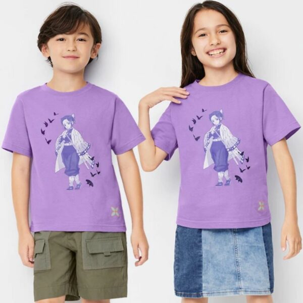 KIDS (Unisex) Graphic T (Short Sleeve) Demon Slayer 4