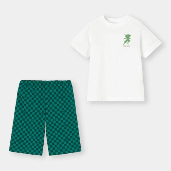 KIDS (Unisex) Lounge Set (Short Sleeve) Demon Slayer 4