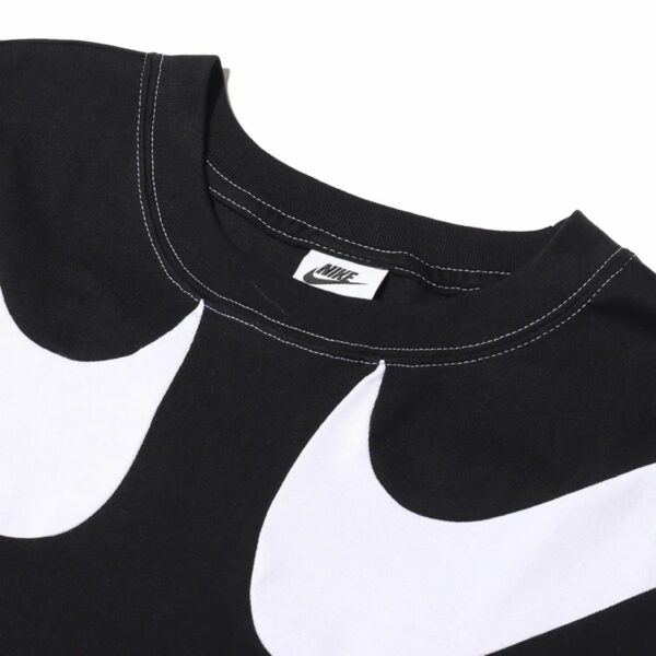 NIKE AS W NSW SWSH GX MOD CROP SS T BLACK / WHITE / WHITE 21FA-I