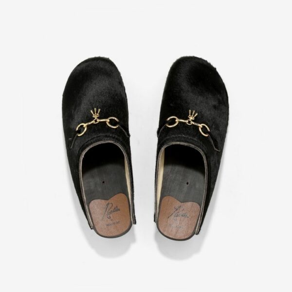 NEEDLES X TROENTORP SWEDISH CLOG - PONY / BIT: BLACK