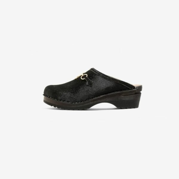 NEEDLES X TROENTORP SWEDISH CLOG - PONY / BIT: BLACK