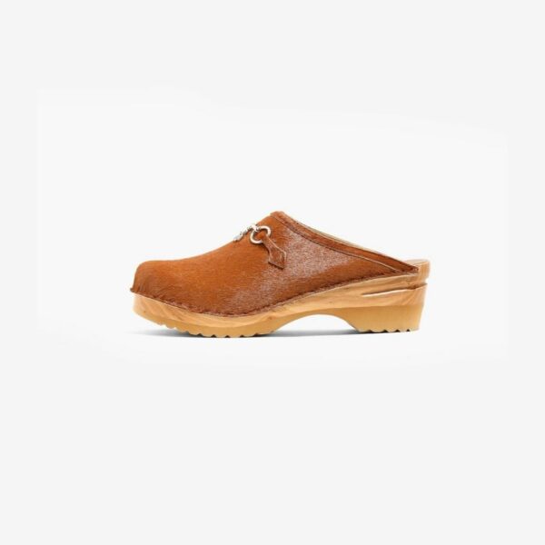 NEEDLES X TROENTORP SWEDISH CLOG - PONY / BIT: BROWN