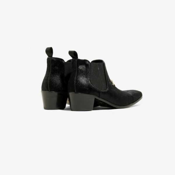 NEEDLES HEELED CHELSEA BIT BOOT - PONY: BLACK