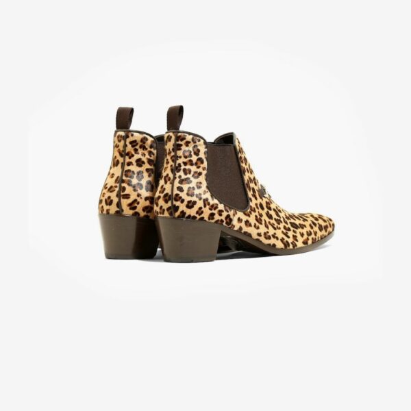 NEEDLES HEELED CHELSEA BIT BOOT - PONY: LEOPARD